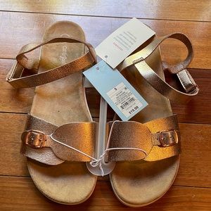 Cat and Jack Rose Gold Girls Sandal